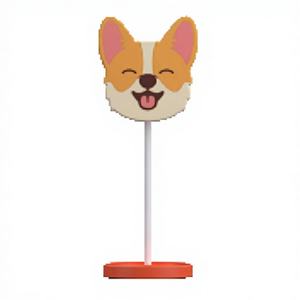 Supporto per Cuffie a Forma di Cucciolo in Silicone Liquido e ABS Compatibile con Tutti i Tipi di Cuffie - Product Image 1