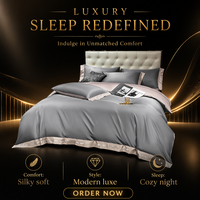 Parure de lit de luxe personnalisable en soie brodée, housse de couette satinée brillante, ensemble de literie couleur nude