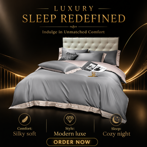 Set di Biancheria da Letto di Lusso Personalizzabile in Seta Ricamata, Copripiumino Lucido in Raso, Set per il Sonno in Tonalità Nude - Product Image 4