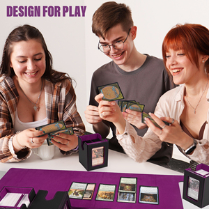 Trung Quốc nhà máy 5-in-1 thẻ di động Hộp giữ 450 + thẻ đôi tay 4 cá nhân sàn giao dịch thẻ trường hợp Toploader lưu trữ hộp - Product Image 6