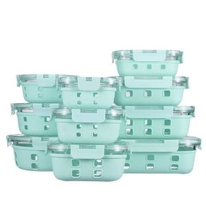 Food Container <b>Glass</b> OEM & ODM Lunch <b>Box</b> With BPA Free Lid Wholesale High Borosilicate <b>Glass</b> Food Storage Container - Product Image 1