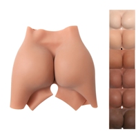 Culotte gainante en silicone pour amincir le ventre et rehausser les fesses, effet naturel, élastique, pour hanches et fessiers volumineux, grande taille
