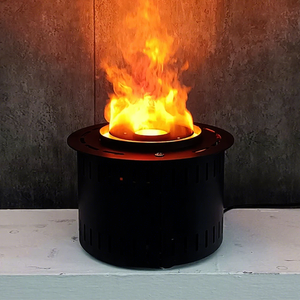 Chimenea Eléctrica Moderna 3D con <span class=keywords><strong>Vapor</strong></span> <span class=keywords><strong>de</strong></span> <span class=keywords><strong>Agua</strong></span>, Atomización, Llama LED Multicolor - Product Image 5