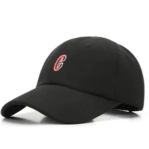 Gorra de béisbol deportiva con logotipo bordado, gorra de béisbol deportiva sin estructura, 6 paneles personalizados - Product Image 3