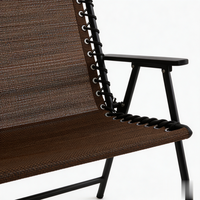 Nouvelle conception moderne, chaise zéro gravité de grande taille pour 2 personnes, double largeur, pliable, respirante, en maille, chaise inclinable d'extérieur pliable