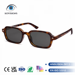<span class=keywords><strong>Occhiali</strong></span> <span class=keywords><strong>da</strong></span> <span class=keywords><strong>Sole</strong></span> Vintage Spessi Rettangolari per Uomo Donna, Montatura Completa Tartarugata UV400 con Borchie Argentate, <span class=keywords><strong>Occhiali</strong></span> <span class=keywords><strong>da</strong></span> <span class=keywords><strong>Sole</strong></span> Casual per Esterni - Product Image 1