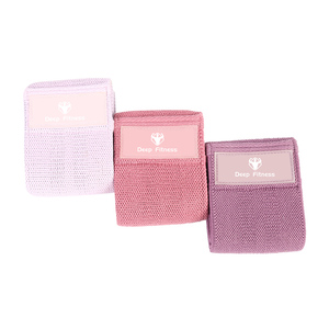 Grosir kustom Hip <span class=keywords><strong>Loop</strong></span> Band lingkaran poliester <span class=keywords><strong>loop</strong></span> band Gym kebugaran latihan Mini Booty kain pita resistensi - Product Image 6