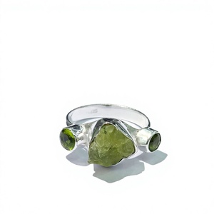 Beautiful Multi <b>Peridot</b> <b>Ring</b> 925 Sterling Silver Classic Designer Jewelry Handmade Gift for Her Everyday Wear - Product Image 2