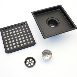 Chất lượng cao hiện đại Quảng trường 6x6 tóc Catcher 304 nước bẫy thép không gỉ chống tắc nghẽn phòng tắm khách <span class=keywords><strong>s</strong></span>ạn vòi hoa sen cống thoát nước <span class=keywords><strong>s</strong></span>àn - Product Image 6