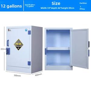 Armário de Segurança para Materiais Perigosos, Armário Químico de Laboratório para Reagentes Ácido-Base PP - Product Image 6