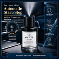 Diffuser Aroma Mobil Elektrik Portabel Pintar Grosir, Otomatis Nyalakan-Matikan, Logo Kustom, 160ml, untuk Interior Mobil