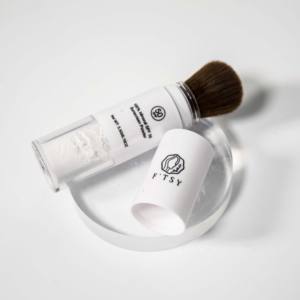 Polvo suelto vegano de etiqueta privada, protector solar facial <span class=keywords><strong>SPF</strong></span> <span class=keywords><strong>50</strong></span>, brocha en polvo, maquillaje, base en polvo - Product Image 4