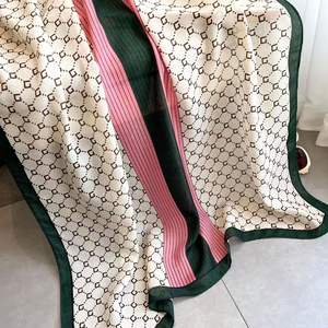 Koreanischer Langfransiger Gestreifter Schal/Tuch für Damen, Polyester, Frühling, Alltagsaccessoire 2025 - Product Image 4