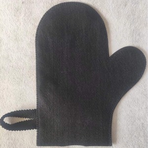Gant de sauna russe en feutre de laine réutilisable, Mitaine de bain de vapeur portable - Product Image 5