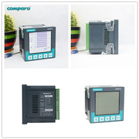 Compteur triphasé multifonctionnel Compere à montage sur panneau, classe 0.5S, bidirectionnel, quatre quadrants, 1 entrée de température supplémentaire