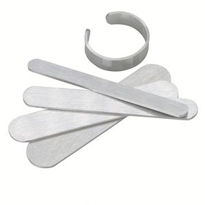 Custom Split Silver Aluminum Chunky Open 12Mm Blank C-<b>Ring</b> Signet Bar Flat Plane <b>Initial</b> <b>Rings</b> Blanks - Product Image 1