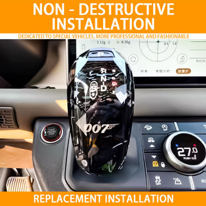 Manijas de cristal interiores automotrices, perilla de cambio de marchas, palanca de cambios para Land Rover Defender 90 110 2020 2024 - Product Image 5