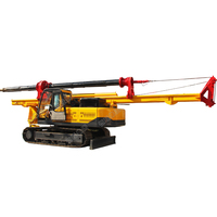 Foreuse rotative diesel sur chenilles avec moteur de pompe pour la construction de ponts, pour le forage de trous de poteaux de grand diamètre, jusqu'à 20 m