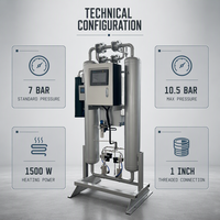 Sécheur d'air déshydratant en acier inoxydable DM26MR-B avec filtres de précision, installation sans fondation, vente en gros d'usine OEM ODM
