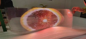 Pantalla LED de Película de Cristal P16, Impermeable, Transparente, Flexible, HD, Brillo de 3000 cd, 1 Año de Garantía, para Publicidad en Centros Comerciales - Product Image 4