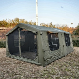 <span class=keywords><strong>Tente</strong></span> de camping <span class=keywords><strong>gonflable</strong></span> <span class=keywords><strong>XXL</strong></span> 17,28 m² en toile imperméable pour le camping familial en plein air - Product Image 3