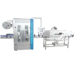 Automatic cup can sleeve shrink labeling machine heat film sleeve labeler machine label shrink tunnel