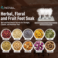 Pedicure Spa Premium Rendaman Kaki Bunga Label Pribadi Peppermint Kering
