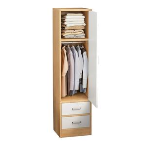 Muebles de Dormitorio, Armario de Madera para Bebé con 1 Puerta y Cajones, Armario Empotrado para Almacenamiento - Product Image 4