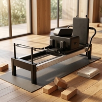 Mesin Pilates Reformer Multifungsi Grosir Komersial Aluminium Studio Profesional OEM Pabrik Pesanan Massal Pasokan 3 Tahun