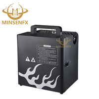 Projecteur de flamme triple voie MINSENFX 200W AC110V-240V DMX512 à contrôle 5 canaux, boule de feu 3-4m pour événements extérieurs et spectacles sur scène 2-3m