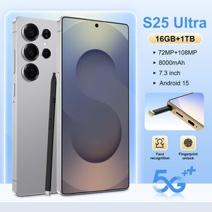 原装S25 Ultra + 5g智能手机120Hz 2k显示器108MP后置摄像头安卓14 12gb + 1TB存储法语英语免费送货 - Product Image 1
