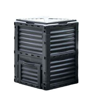 <span class=keywords><strong>Composteur</strong></span> extérieur en <span class=keywords><strong>plastique</strong></span> recyclé de 300 L, grand format, facile à assembler, durable, avec aérateur pour déchets organiques - Product Image 1