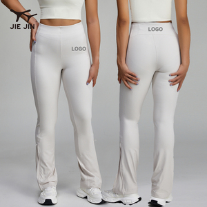 Jiejin Tùy Chỉnh Phụ Nữ Hợp Thời Trang Tập Thể Dục Yoga Quần Gân Gấp Hơn Nhỏ Bùng Xà Cạp - Product Image 2