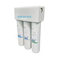 Filtres à eau YenvQee à remplacement rapide 3 étapes PP+UF+CTO, filtration 0,01 micron, éliminent les substances suspendues et les bactéries pour