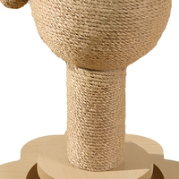 Tour à gratter pour chat en sisal tournesol, classique, durable, écologique, arbre à chat pour intérieur, salon, bureau