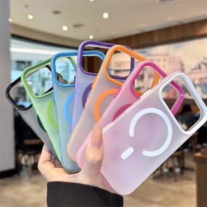 เคสกันกระแทกแม่เหล็กสำหรับ iPhone 17 Pro ป้องกันกล้อง ดีไซน์ด้านแบบดรอปแมท สำหรับ iPhone 17 Pro สีส้มแบบด้าน - Product Image 2