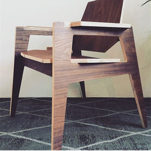 เก้าอี้โซฟาไม้อัดที่มีฝาปิดที่ถอดออกได้ไม่มีสกรูออกแบบสำหรับห้องนั่งเล่นและโรงพยาบาลใช้เฟอร์นิเจอร์บ้านแบบเรียบง่ายสำหรับอพาร์ทเม้น - Product Image 1