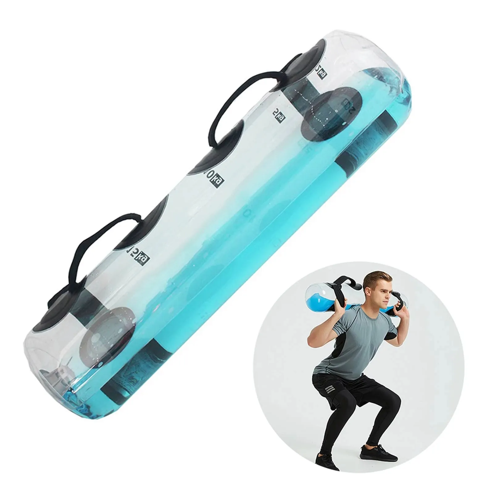 15/20/35KG Water Power Bag Home Fitness Aqua Bags Weightlifting Body Building Gym Sports Indoor Outdoor Tool