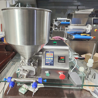 Machine d'injection de beignets semi-automatique remplissage de pain de pâtisserie équipement de vente chaude