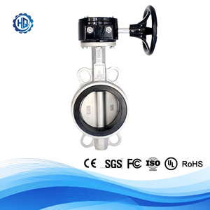 Vanne papillon de haute qualité 2-16 pouces en acier inoxydable D371X-10P, vanne papillon à joint souple en acier inoxydable type Wafer - Product Image 3