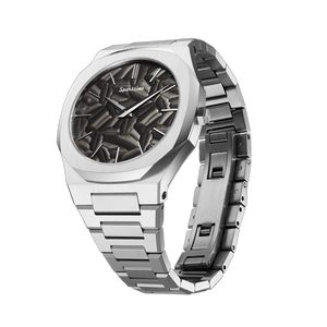 Montre en acier inoxydable à quartz ultra-fine, décontractée et professionnelle, étanche, avec batterie de 3 ans, affichage 24 heures, style élégant et luxueux - Product Image 1