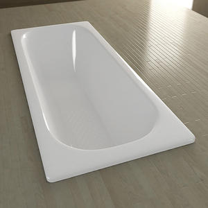 Bain en acier émaillé blanc 120x70 produit d'outil de tournage - Product Image 3