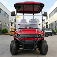 Carrito de Golf Eléctrico de 4/2 Plazas Homologado para Circular por la Calle |   Carrito de Golf Todoterreno 4x4 con Certificación EEC CE para Complejos Turísticos/Barrios