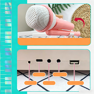 Piano de Juguete para Niños al por Mayor, Teclado Musical Educativo, Instrumento de Aprendizaje, Piano de Juguete de 61 Teclas con Micrófono para Niños - Product Image 3