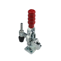 Serre-joint à bascule réglable en hauteur, en acier laminé à froid et en acier inoxydable avec placage de zinc, 80 °   Presse 60 °   Opération de manipulation