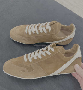 FW25 Original Six Eyelets Minimal Sneak Unisex Women Men Trendy Sports Suede Brown Runner Sneaker Lace-up Suede Leather Sneakers - Product Image 4