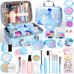 Maquillage d'imitation pour tout-petits, maquillage de jeu pour petites filles, ensemble de maquillage jouet, cadeaux d'anniversaire et de Noël pour princesses, jouets pour fillettes - Product Image 1