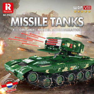 Tanque de Misiles Militar Reobrix, Modelo de Bloques de Construcción Eléctrico a Control Remoto por Aplicación, Juguete con Más de 800 Piezas para Niños de 8 a 13 Años, Interior y Exterior - Product Image 3