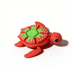 Giocattolo Antistress a Forma di Tartaruga con Frutta, Regalo di Compleanno, Riempitivo per Cesti Regalo, Favore per Feste, Può Aiutare con ADHD, Autismo, <span class=keywords><strong>Ansia</strong></span> e Riduzione dello Stress - Product Image 1