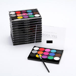 Juego de Pintura Corporal y Facial a Base de Aceite para Cosplay, Maquillaje de Fantasía para Fiestas de Halloween, con Pincel - Product Image 6